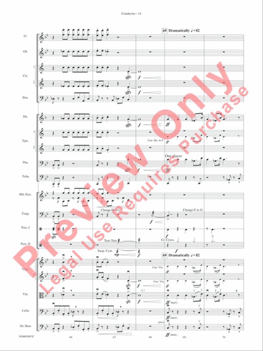 Selections from Star Wars: Episode III Revenge of the Sith Full Orchestra scores gallery preview page 17