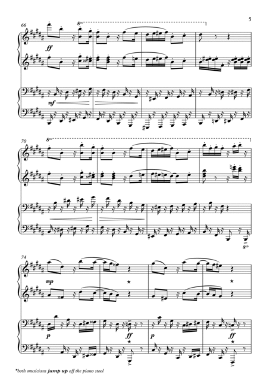 The Flintstones Piano scores gallery preview page 5