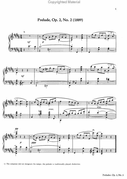 The Complete Preludes And Etudes For Pianoforte Solo
