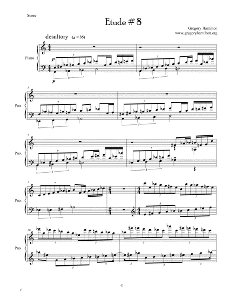 Etude #8 For Piano image number null