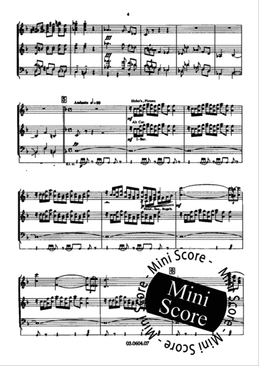 Ouverture 1812 (Solenelle) Concert Band scores gallery preview page 8