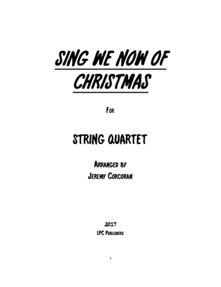 Book cover for Sing We Now of Christmas for String Quartet