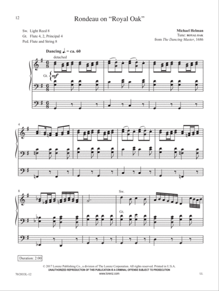 Come, Ye Thankful People, Come! Organ Solo scores gallery preview page 4