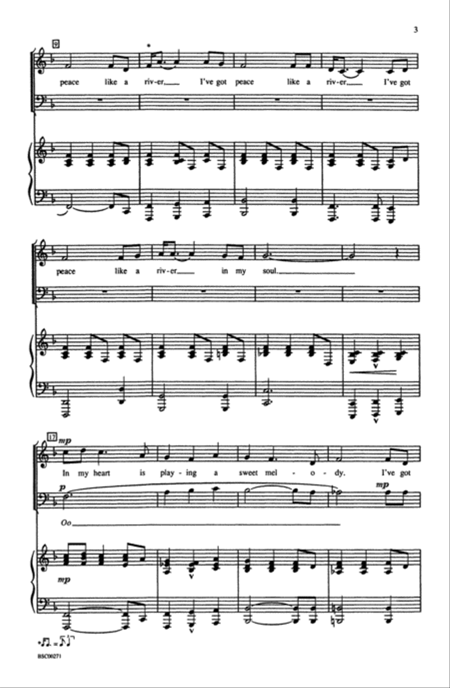 Peace Like a River Peace Like a River 3-Part scores gallery preview page 3