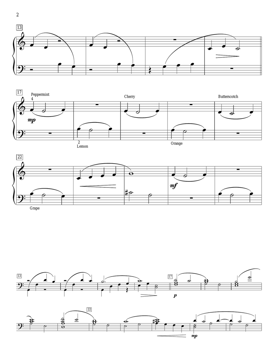 Candy Rain Piano Method scores gallery preview page 2