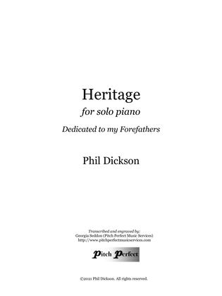 Book cover for Heritage - by Phil Dickson