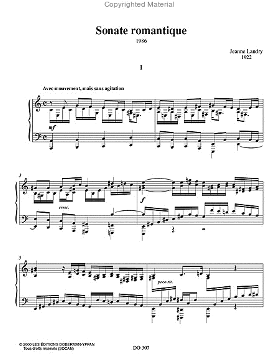 Sonate romantique Piano Solo scores gallery preview page 2