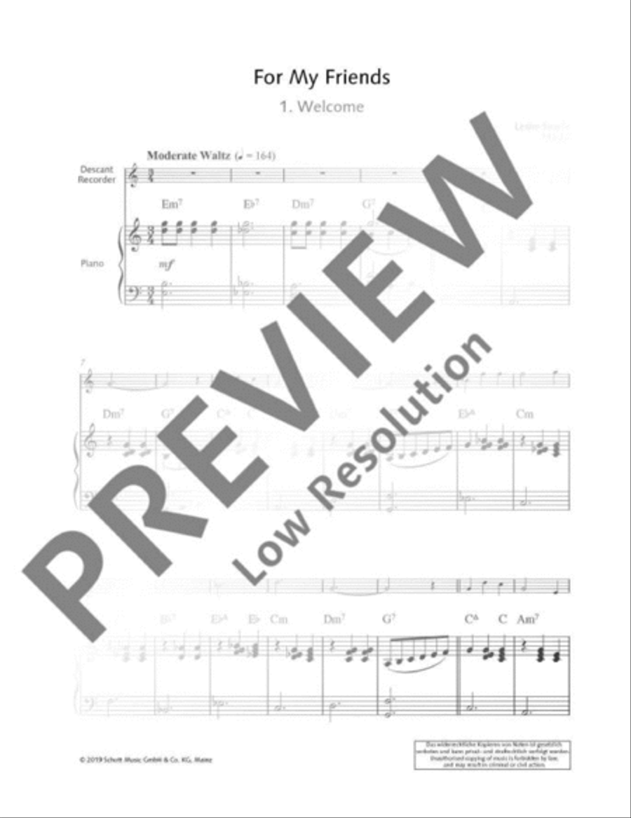 For My Friends Soprano Recorder scores gallery preview page 5