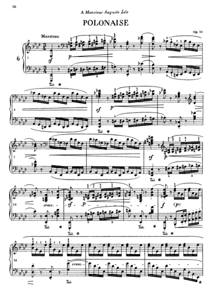 Chopin-Polonaise in A-flat major, Op.53 image number null