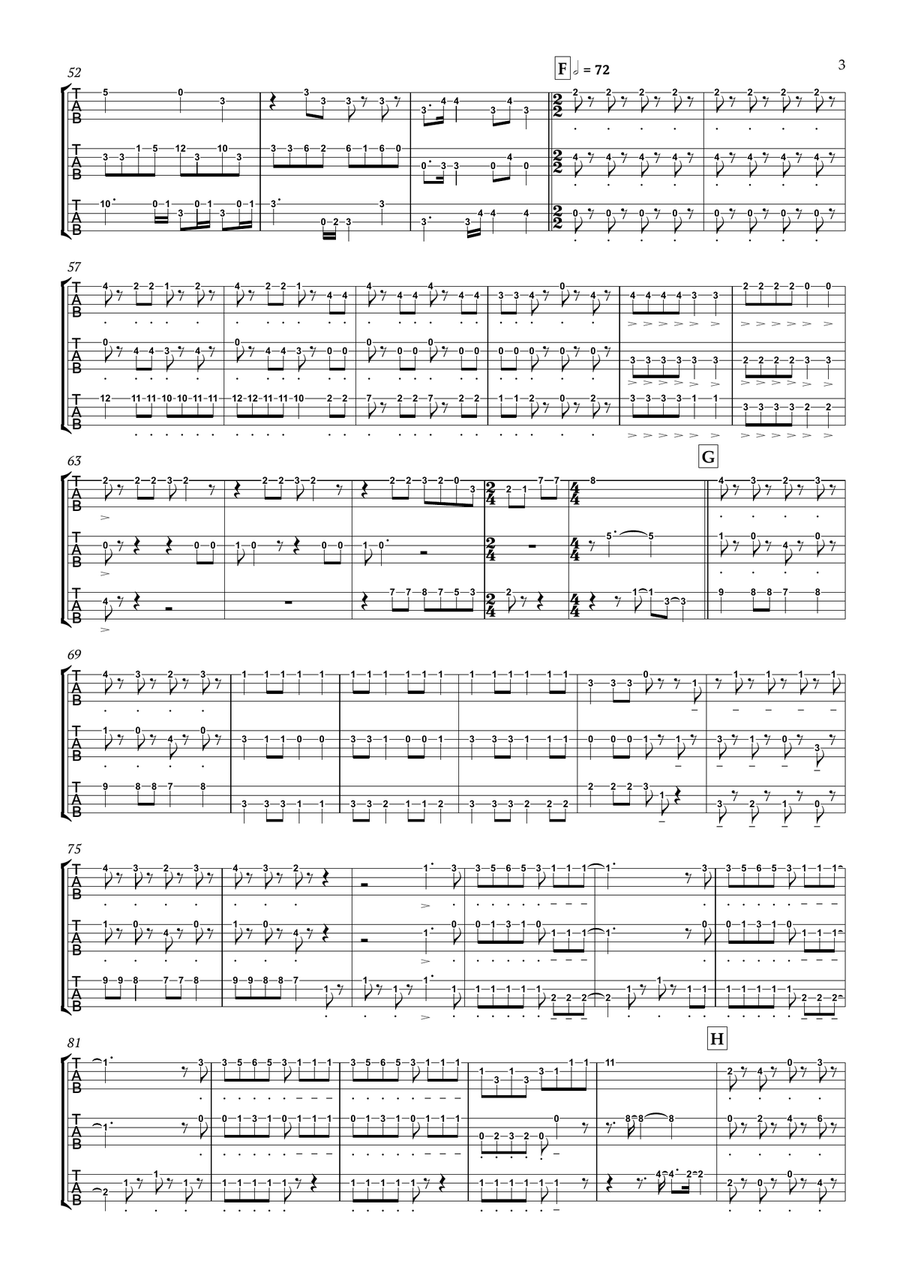 Bohemian Rhapsody Ukulele scores gallery preview page 4