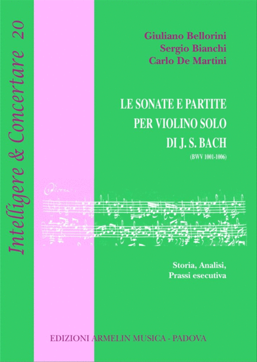 Le Sonate e Partite Per Violino Solo Violin Solo scores gallery preview page 1