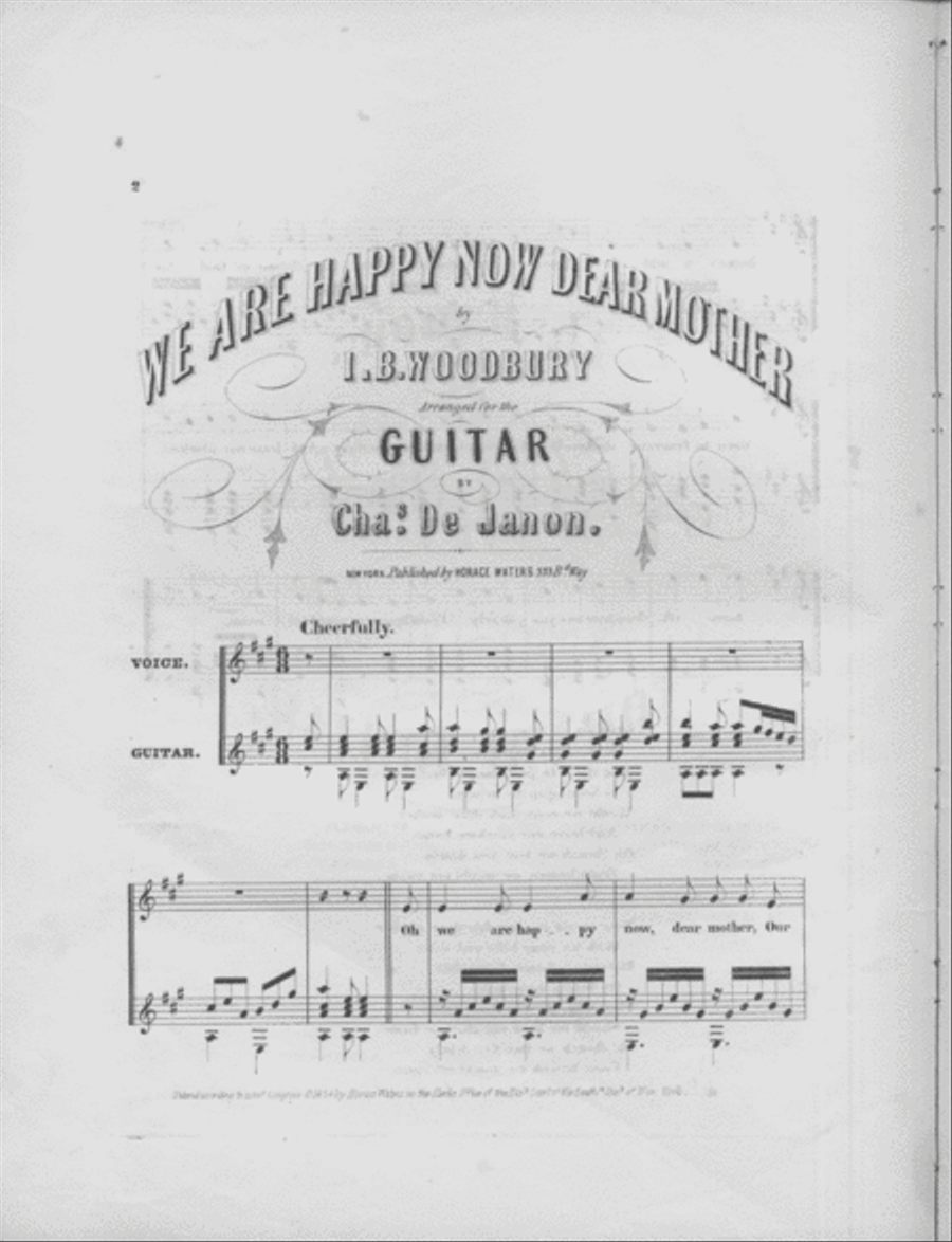 We are happy Now Dear Mother Guitar scores gallery preview page 2