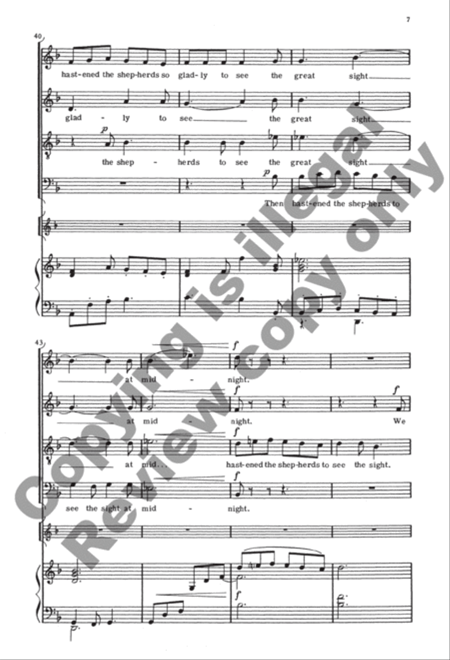 Ringeltänze 2. O Hark the Bell's Glad Song 4-Part scores gallery preview page 7