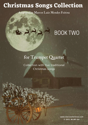 Book cover for Christmas Song Collection (for Trumpet Quartet) - BOOK TWO