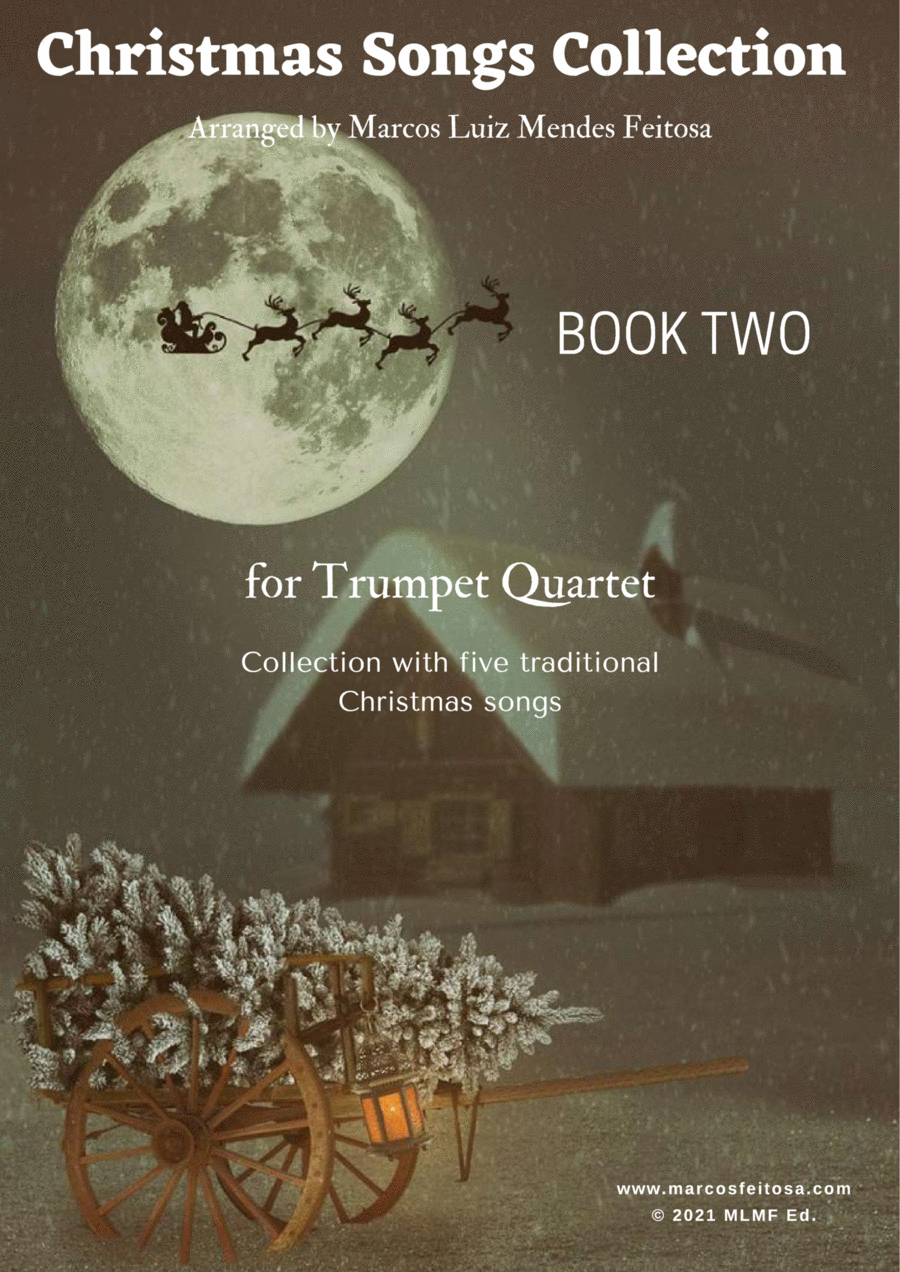 Christmas Song Collection (for Trumpet Quartet) - BOOK TWO Christmas Song Collection (for Trumpet Quartet) - BOOK TWO Brass Ensemble scores gallery preview page 1