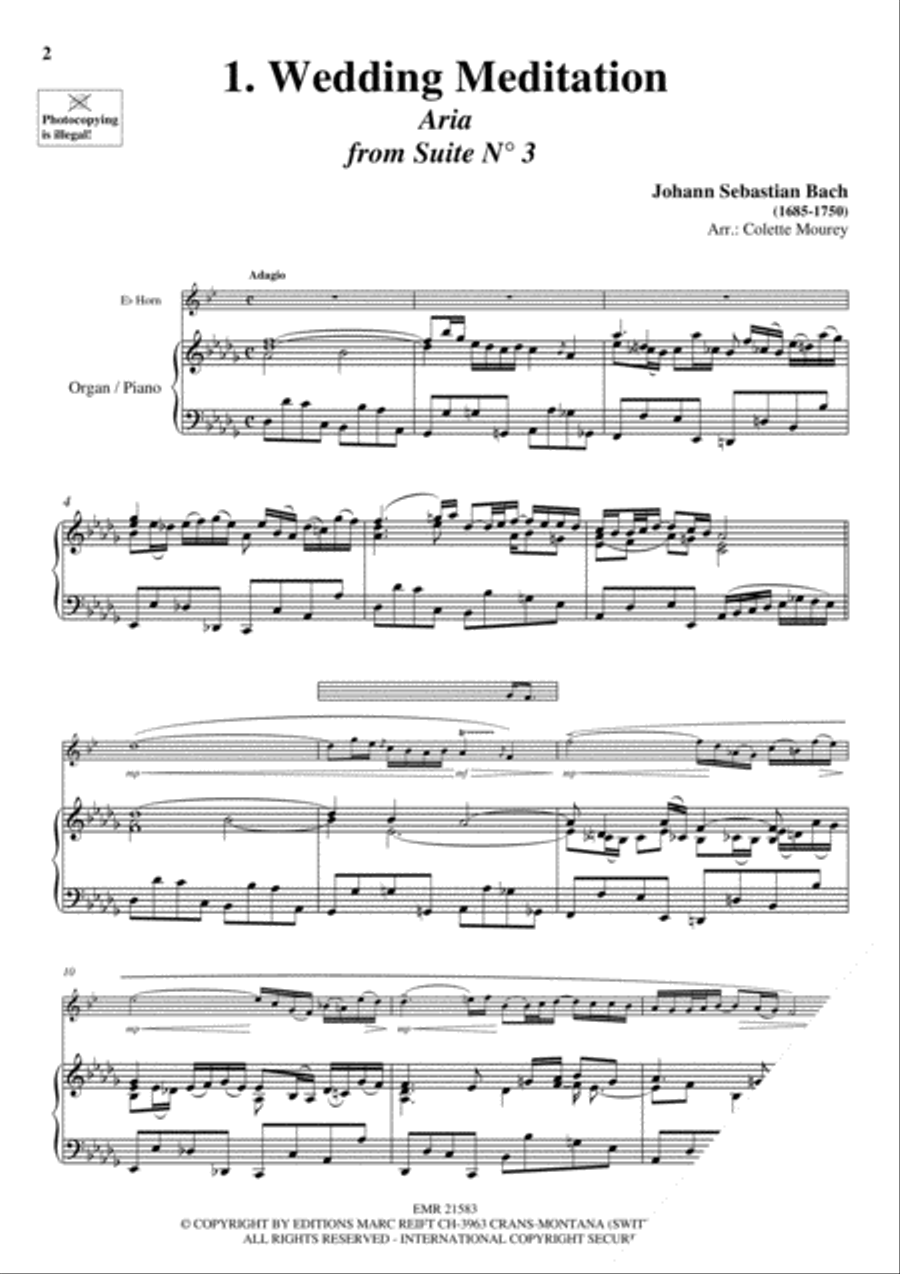 20 Greatest Wedding Solos Organ scores gallery preview page 3