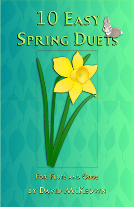 Book cover for 10 Easy Spring Duets for Flute and Oboe