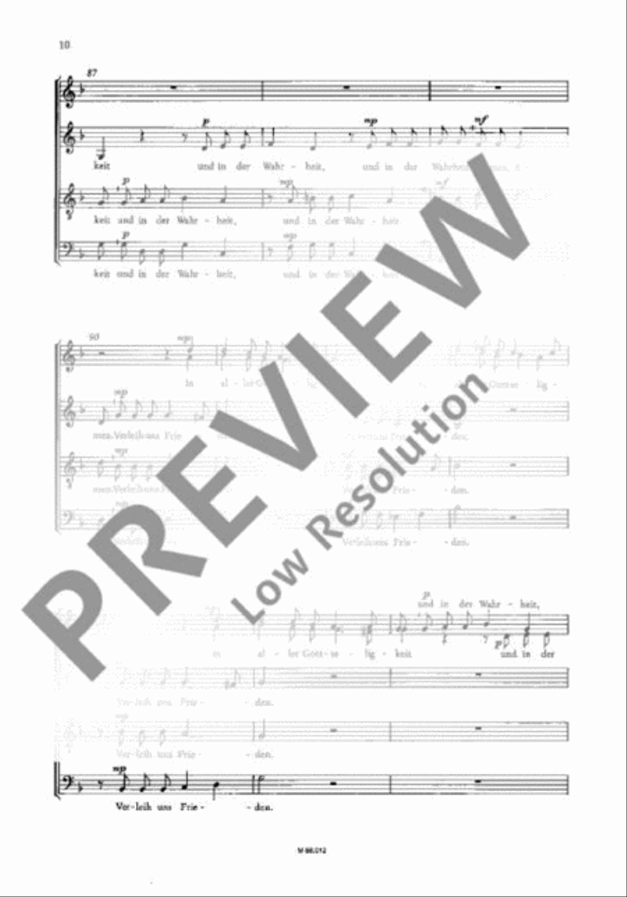 Verleih uns Frieden gnädiglich SSATB scores gallery preview page 11