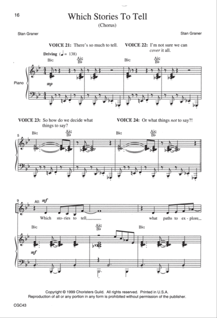 All God's Children (Score) Unison Choir scores gallery preview page 7