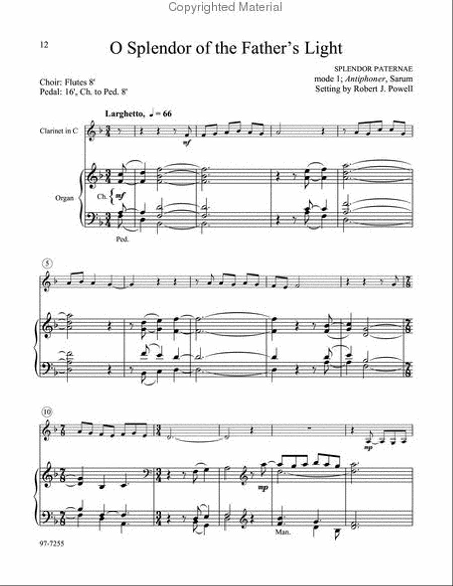 Instruments for All Seasons, Vol. II Clarinet scores gallery preview page 4