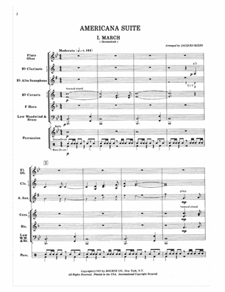 Americana Suite - Full Score