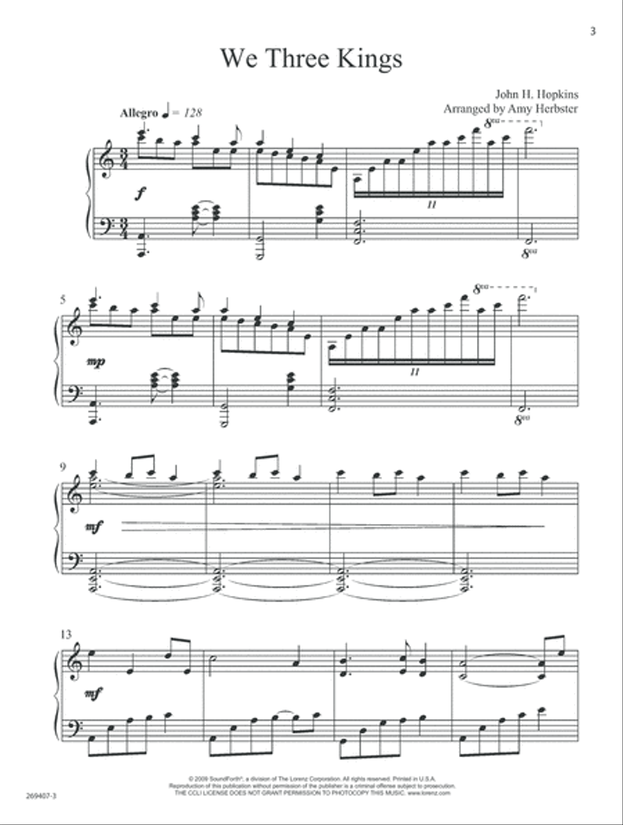 Star of Wonder Piano Solo scores gallery preview page 4
