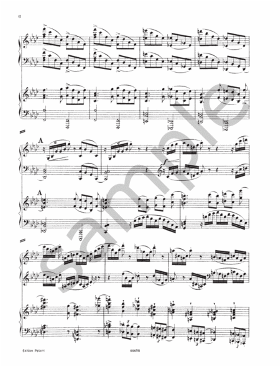 Sonata for 2 Pianos in F minor Op. 34b Piano Duet scores gallery preview page 4
