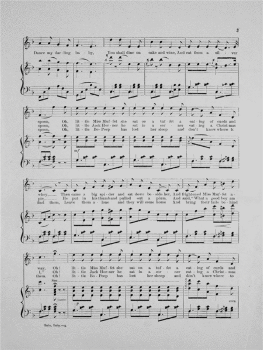 Baby, Baby, Dance My Darling Baby Voice scores gallery preview page 3