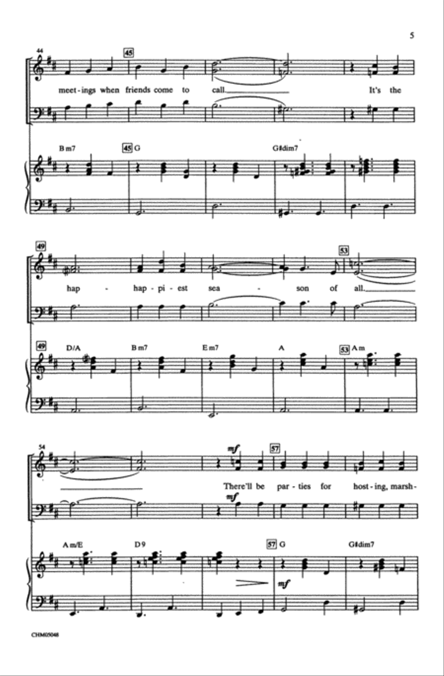 It's the Most Wonderful Time of the Year Choir scores gallery preview page 4