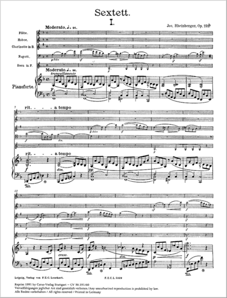 Sextet Sextet Bassoon scores gallery preview page 63