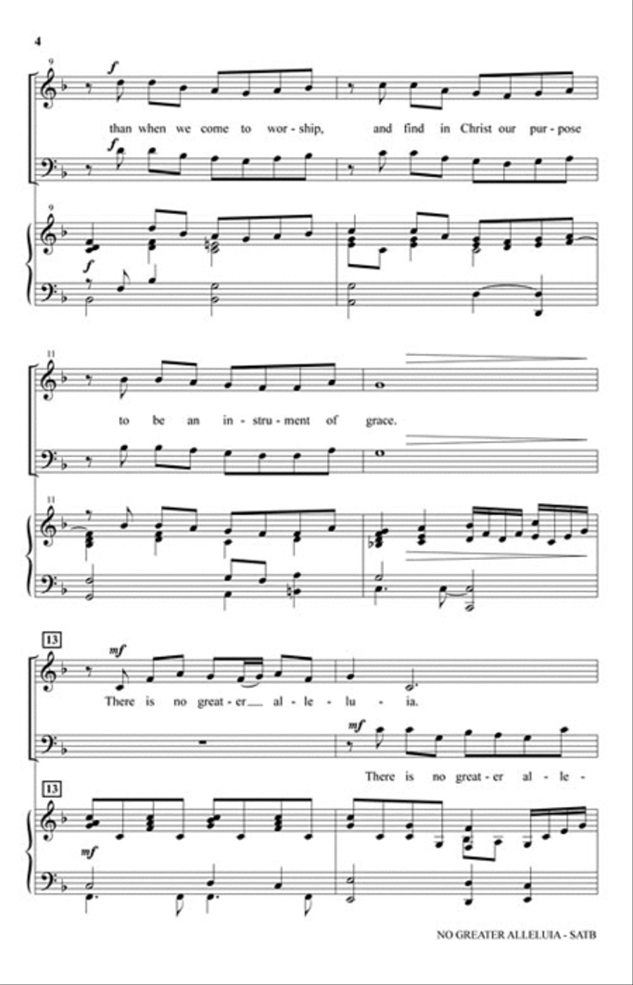 No Greater Alleluia No Greater Alleluia Choir scores gallery preview page 3