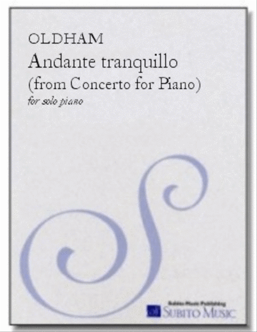 Andante Tranquillo Andante Tranquillo Harpsichord scores gallery preview page 1