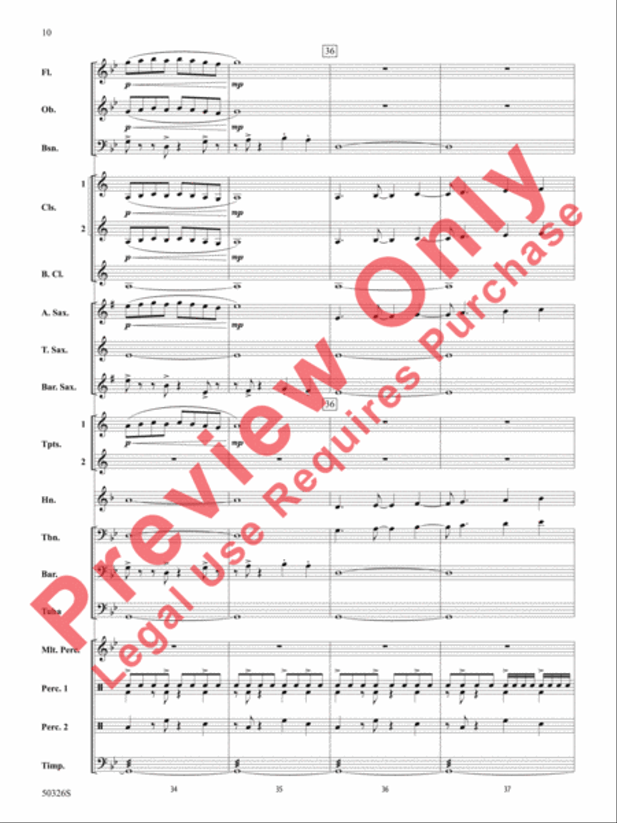Intenso Concert Band scores gallery preview page 11