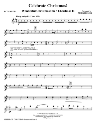 Celebrate Christmas! (Medley) - Bb Trumpet 1
