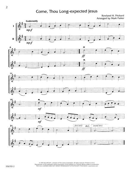 Instruments of Praise, Vol. 2: Violin - Insert only