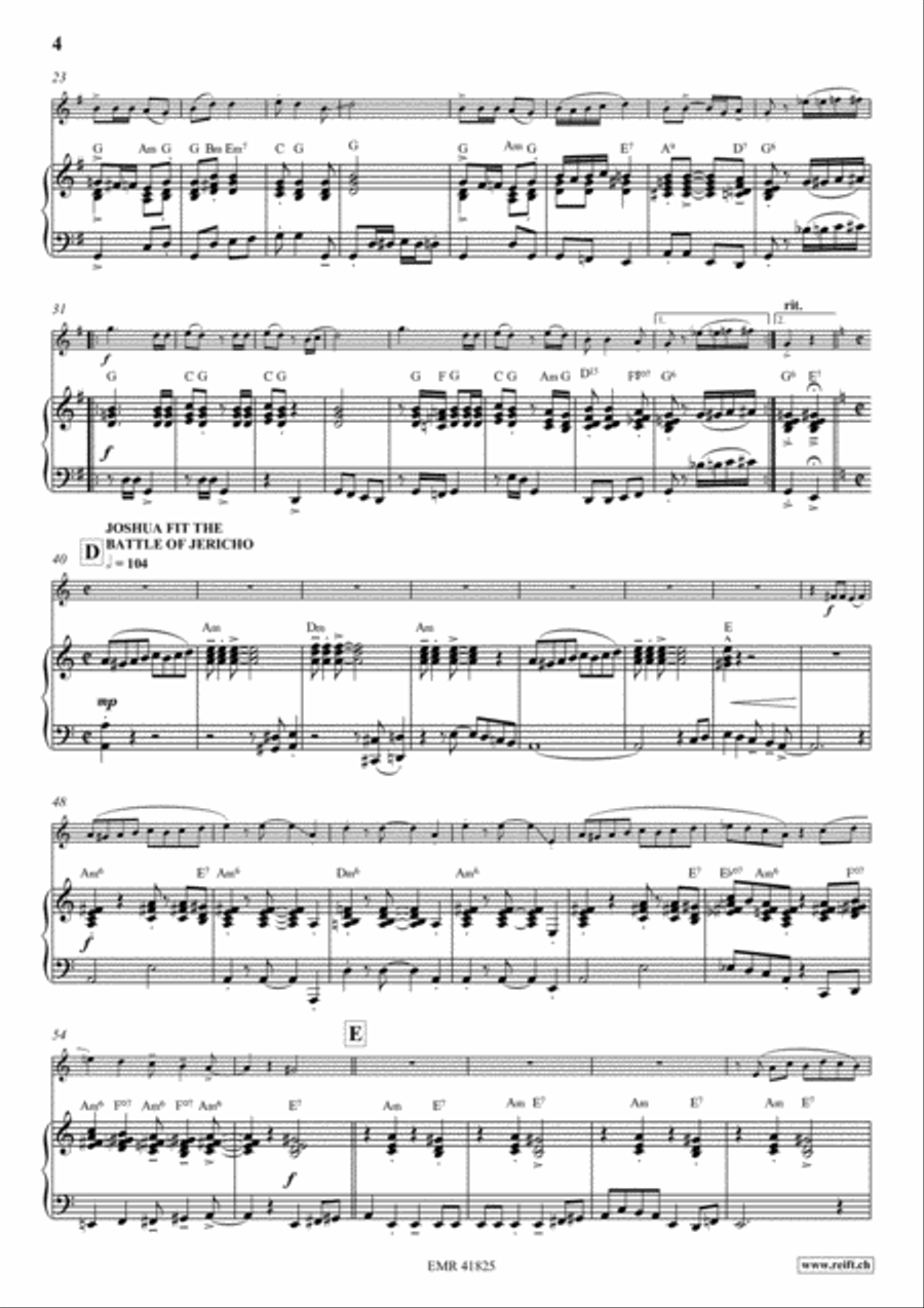 Fascinatin' Gospels Tenor Recorder scores gallery preview page 6