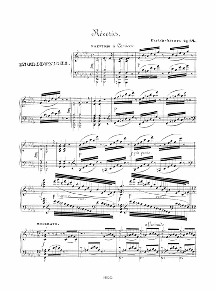 La Danse des Fées Op. 76 - Rêveries Op. 82 for Harp or Piano. Facsimile Edition