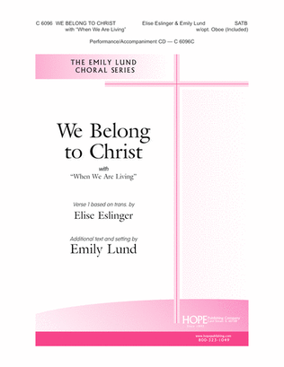 Book cover for We Belong to Christ