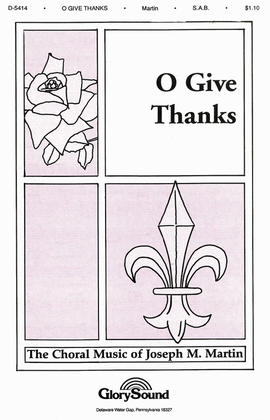 Book cover for O Give Thanks