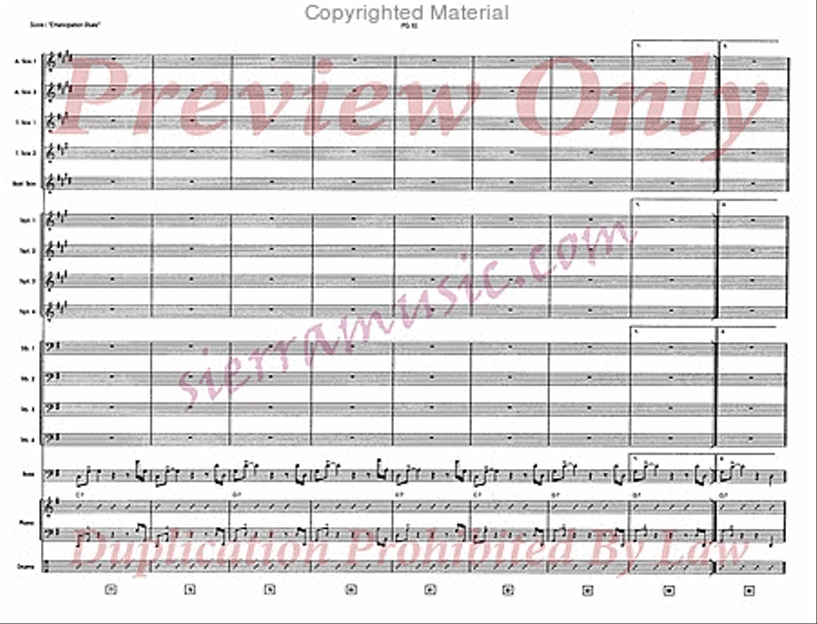 Emancipation Blues Emancipation Blues Big Band scores gallery preview page 11