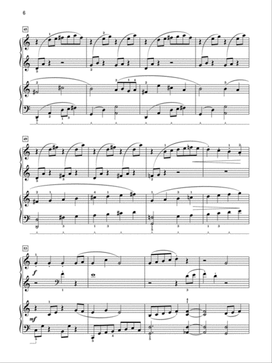 Concertino for the Young - Piano Duo (2 Pianos, 4 Hands) Piano Method scores gallery preview page 6