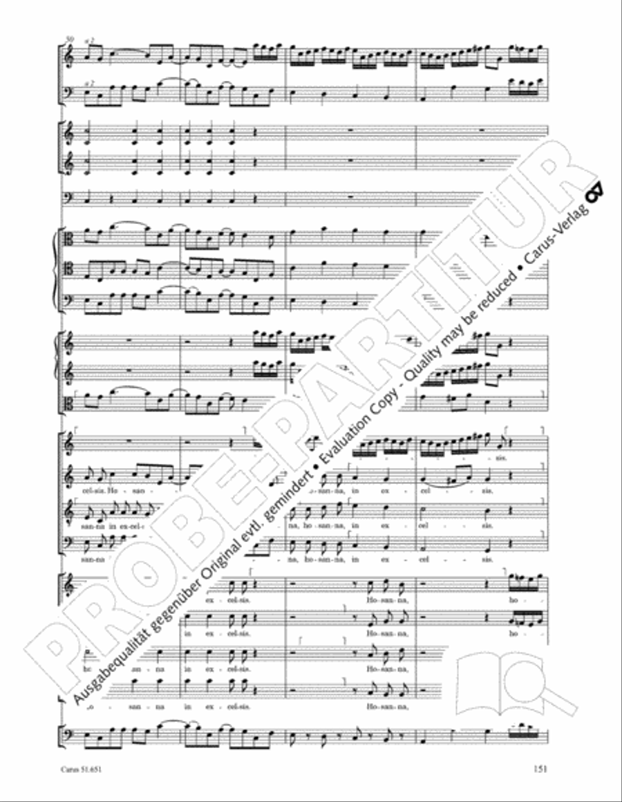 C Minor Mass, K. 427 (Missa in c KV 427) 4-Part scores gallery preview page 167