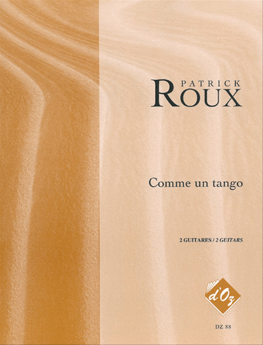 Comme un tango Classical Guitar scores gallery preview page 1