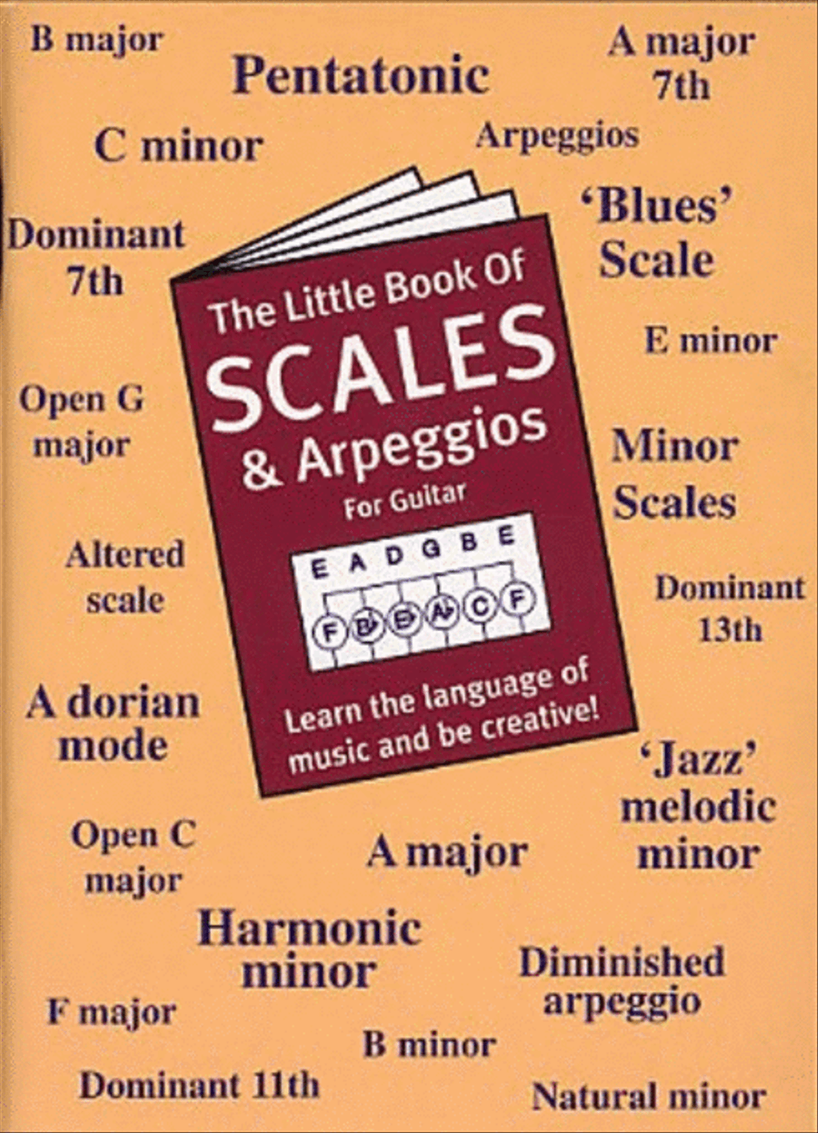 The Little Book Of Scales And Arpeggios For Guitar Guitar scores gallery preview page 1