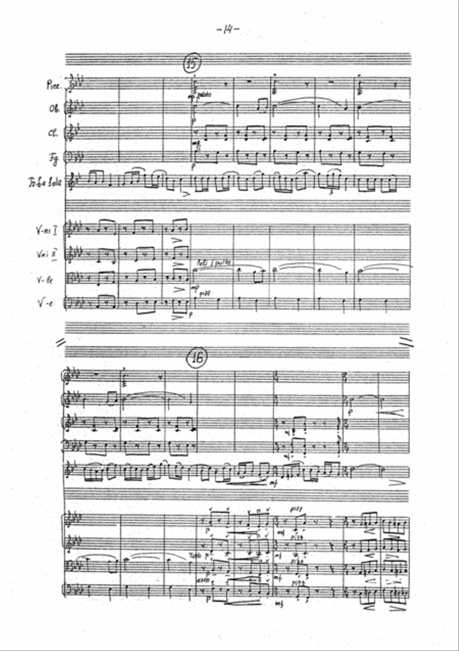 Konzert c-moll, Op. 42 Orchestra scores gallery preview page 15