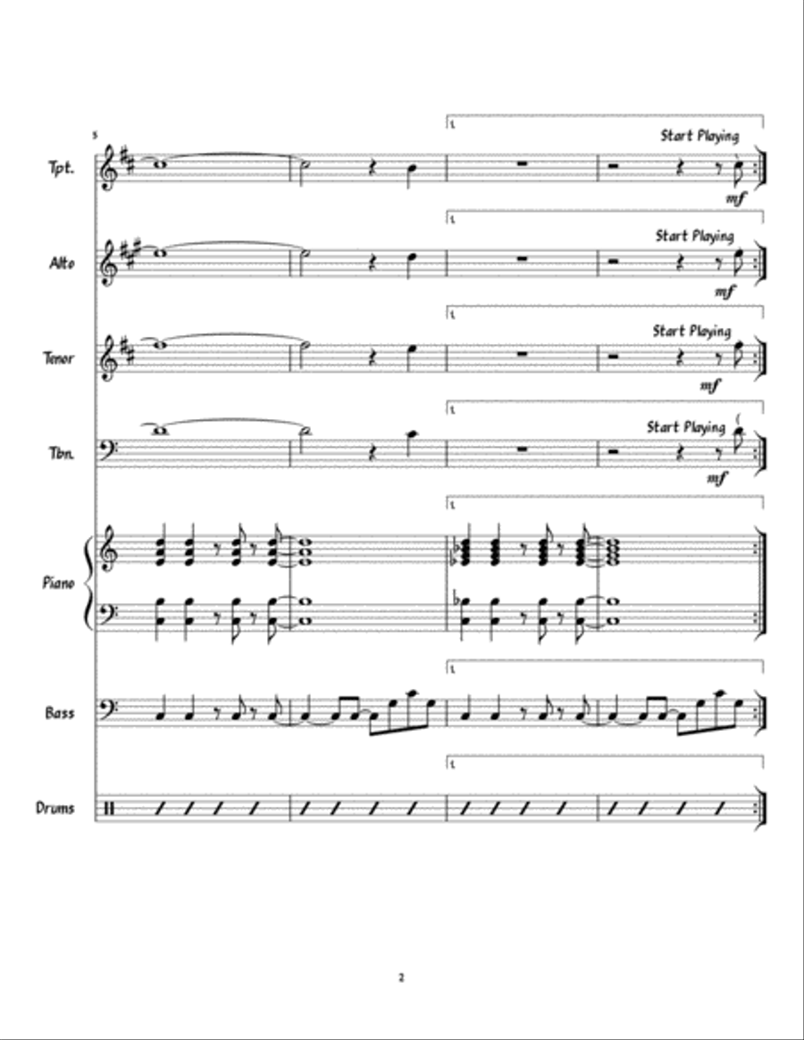 Green Dolphin St Green Dolphin St Jazz Ensemble scores gallery preview page 2
