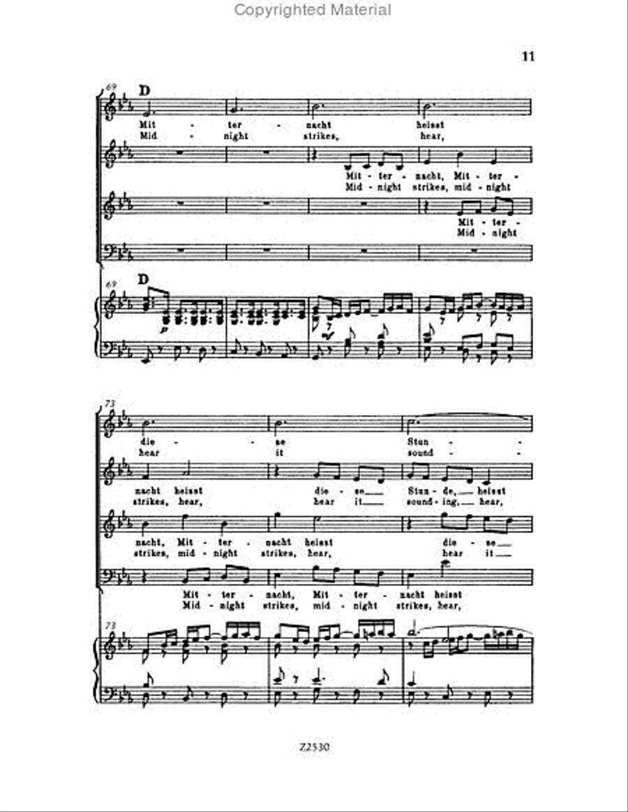 Wachet auf, ruft uns die Stimme, BWV 140 Choir scores gallery preview page 11