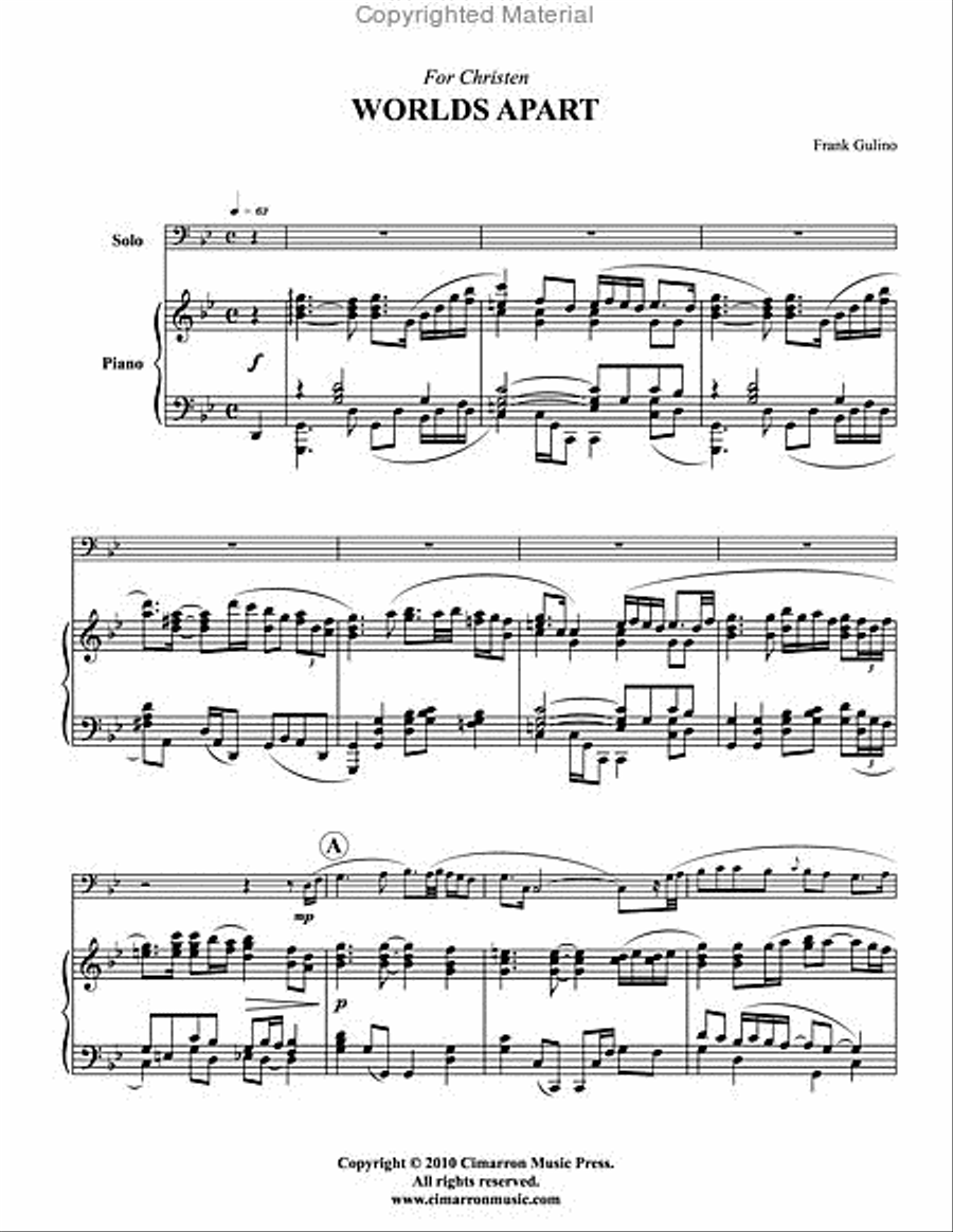 Worlds Apart Worlds Apart Piano Accompaniment scores gallery preview page 2