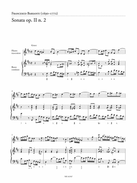10 Italian Sonatas for Flute and Continuo