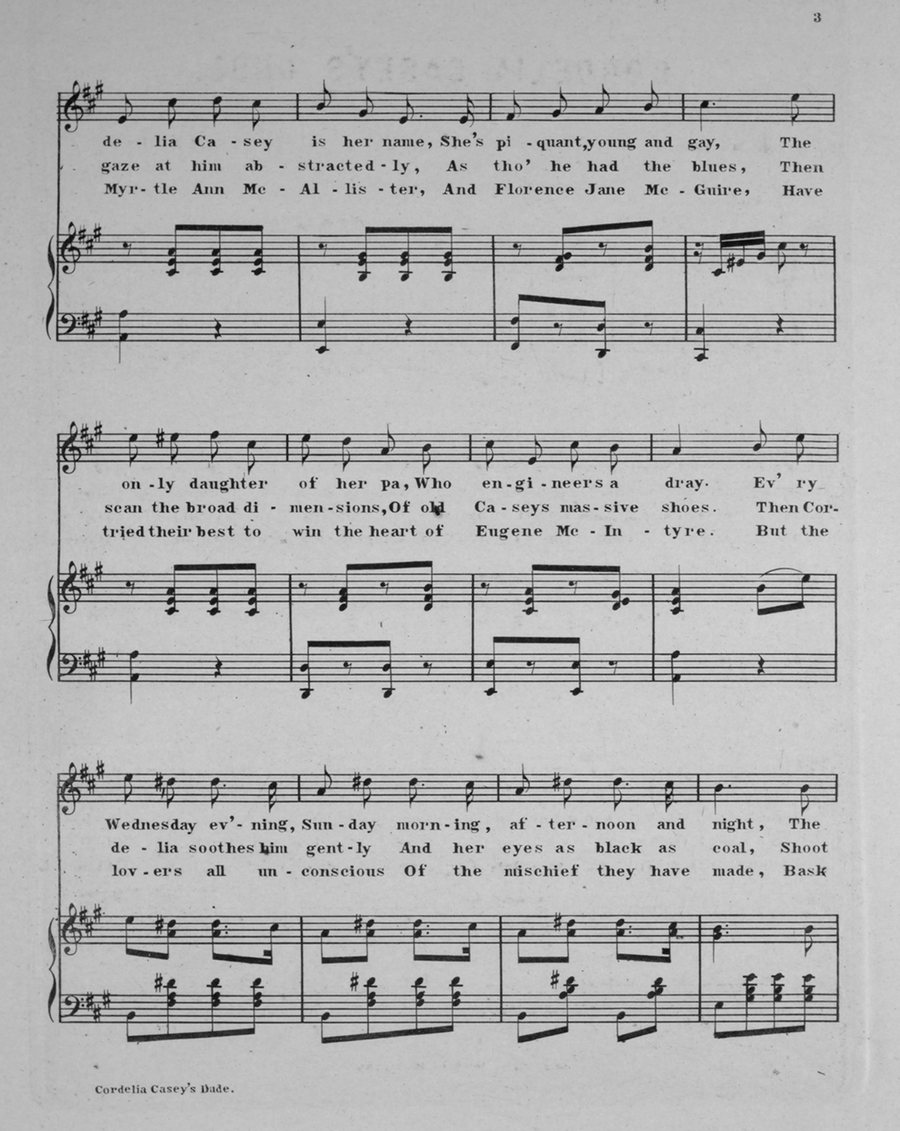 Cordelia Casey's Dude Voice - Digital Sheet Music page 3